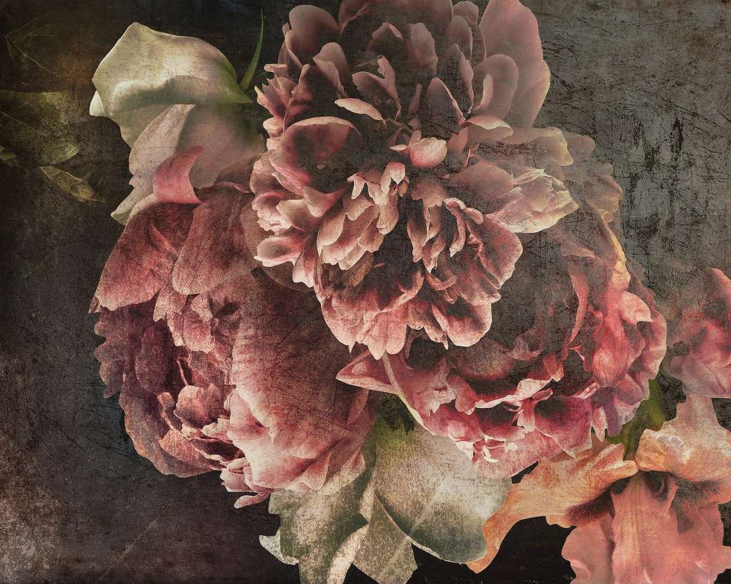 Óriás rózsa mintás glamour hangulatő design fali poszter tapéta 368x254 vlies