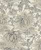 Pálmafa mintás rajzolt skandináv stílusú tapéta