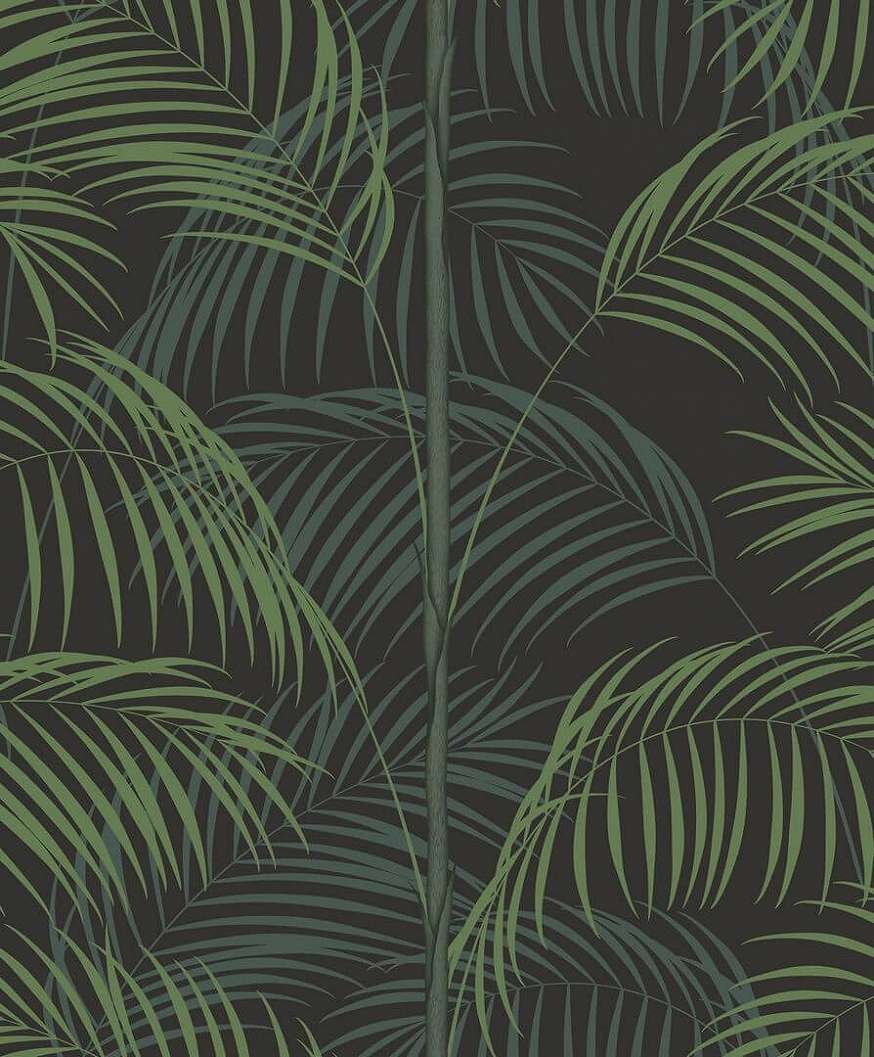 Pálmalevél mintás art deco tapéta
