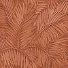 Pálmalevél mintás Arte tapéta narancs terrakotta színben