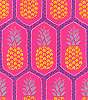 Pink ananász mintás tapéta