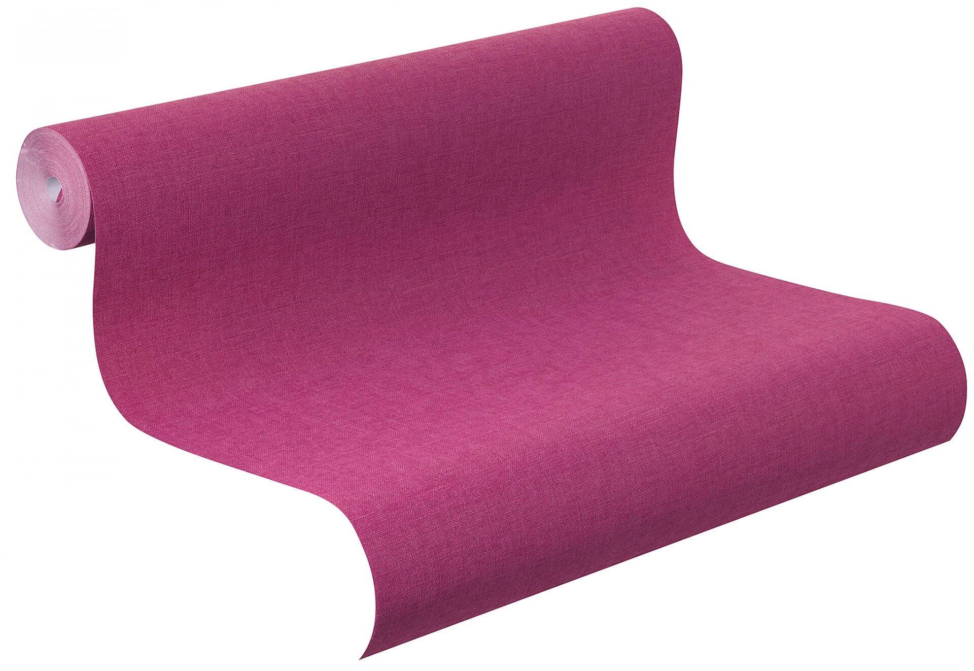 Pink dekor tapéta textil hatású mintával vinyl mosható