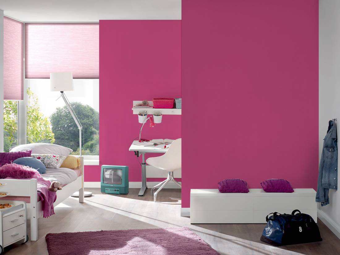 Pink egyszínű tapéta