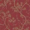Piros japán stílusú virágmintás vlies dekor tapéta