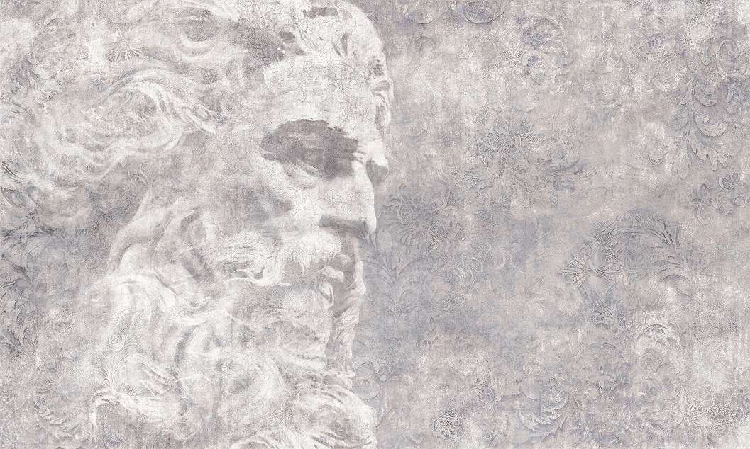 Platon mintás vinyl fali poszter tapéta klasszikus stílusban