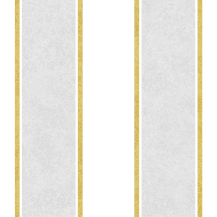 Pompöös csíkos tapéta szürke és sárga színben