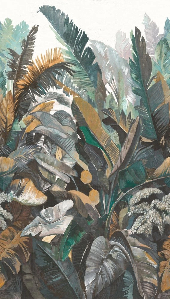 Poszter tapéta trópusi óriás pálmaleveles mintával vinyl mosható