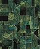 Prémium design tapéta smaragd zöld márvány geometrikus mintával