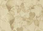 Prémium levél mintás szőtt hatású beige színű olasz design tapéta