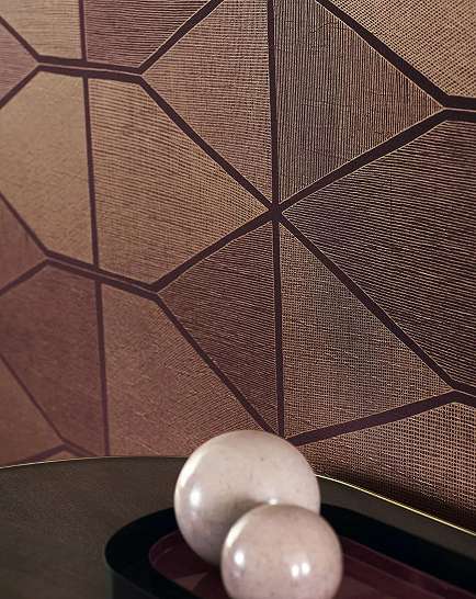 Prémium vlies design tapéta lilás bordó színben aramy metál effektel