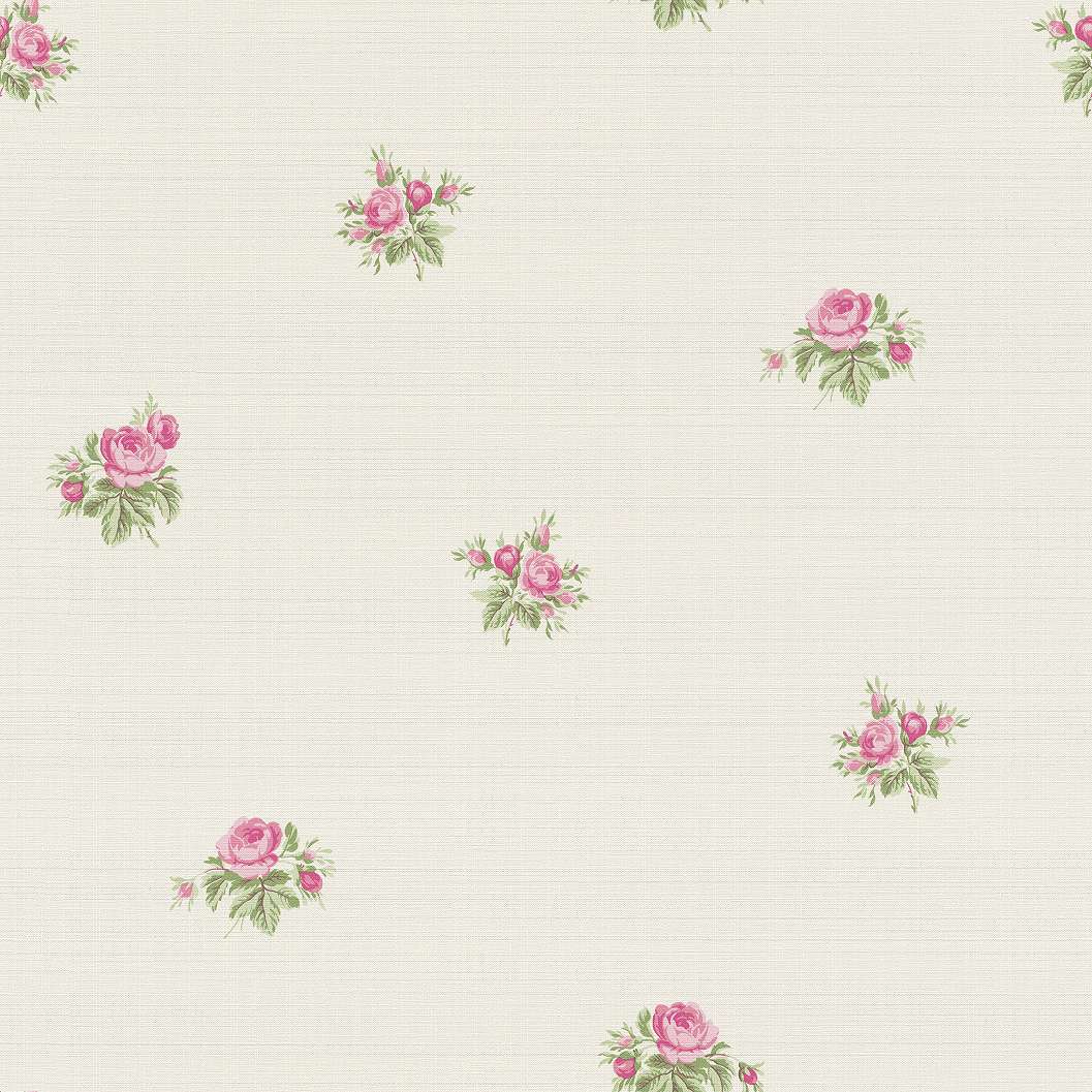 Provance vintage rózsamintás tapéta