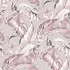 Puder rózsaszín design tapéta trendi pálmalevél mintával
