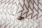 Púder rózsaszín modern geometrikus mintás vlies design tapéta