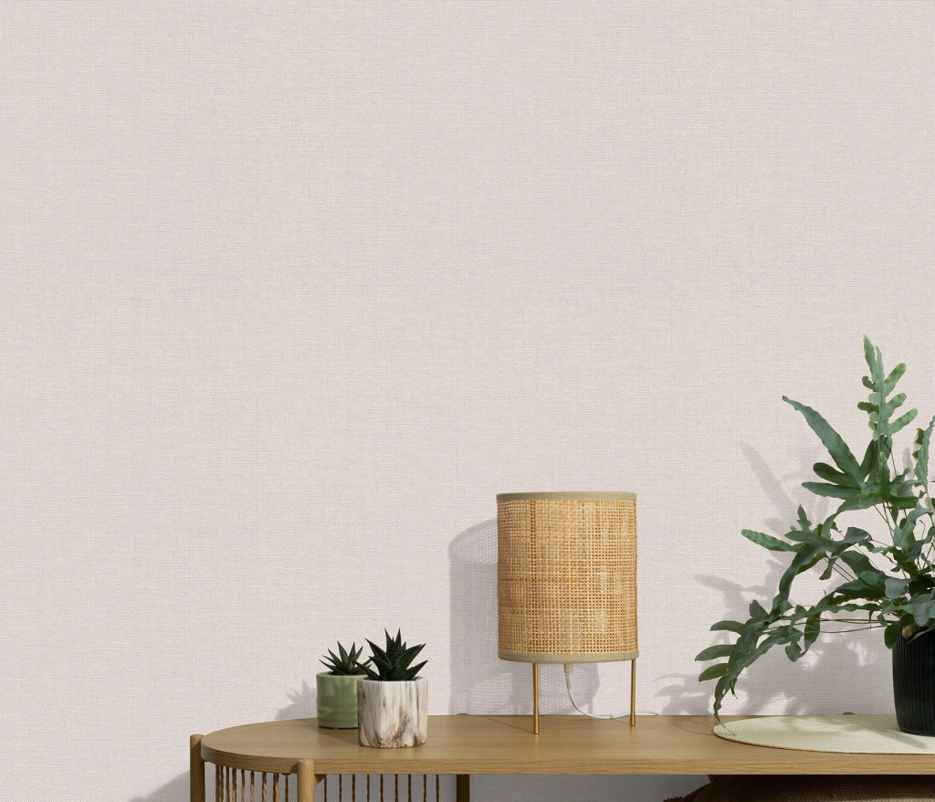 Púder rózsaszín textil hatású design tapéta