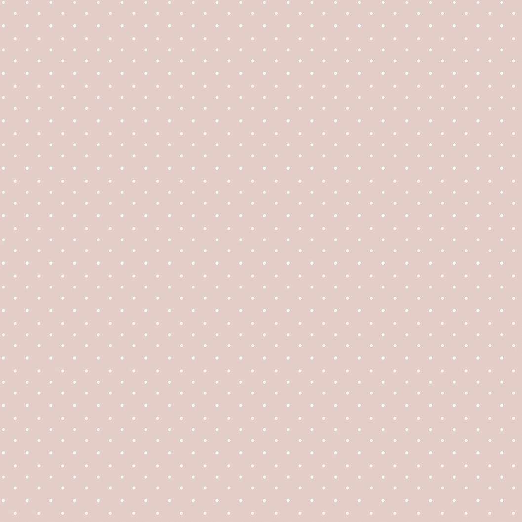 Púder rózsaszín vlies pöttyös mintás gyerek design tapéta