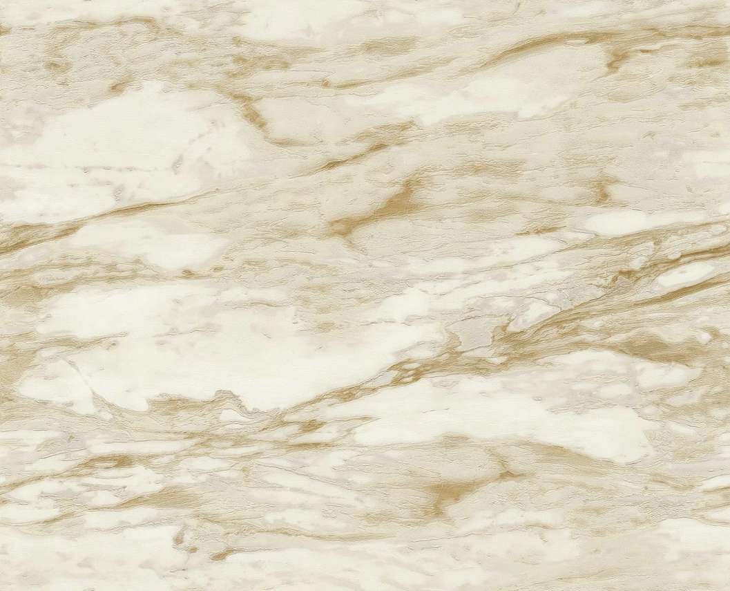 Roberto Cavalli luxus tapéta selyemfényű beige és arany színű márvány mintás