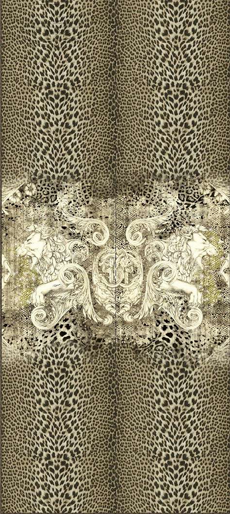 Roberto Cavalli poszter panel leopád bőr mintával