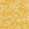 Romantikus arany színű virágmintás tapéta