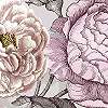 Romantikus rózsa mintás vlies faliposzter