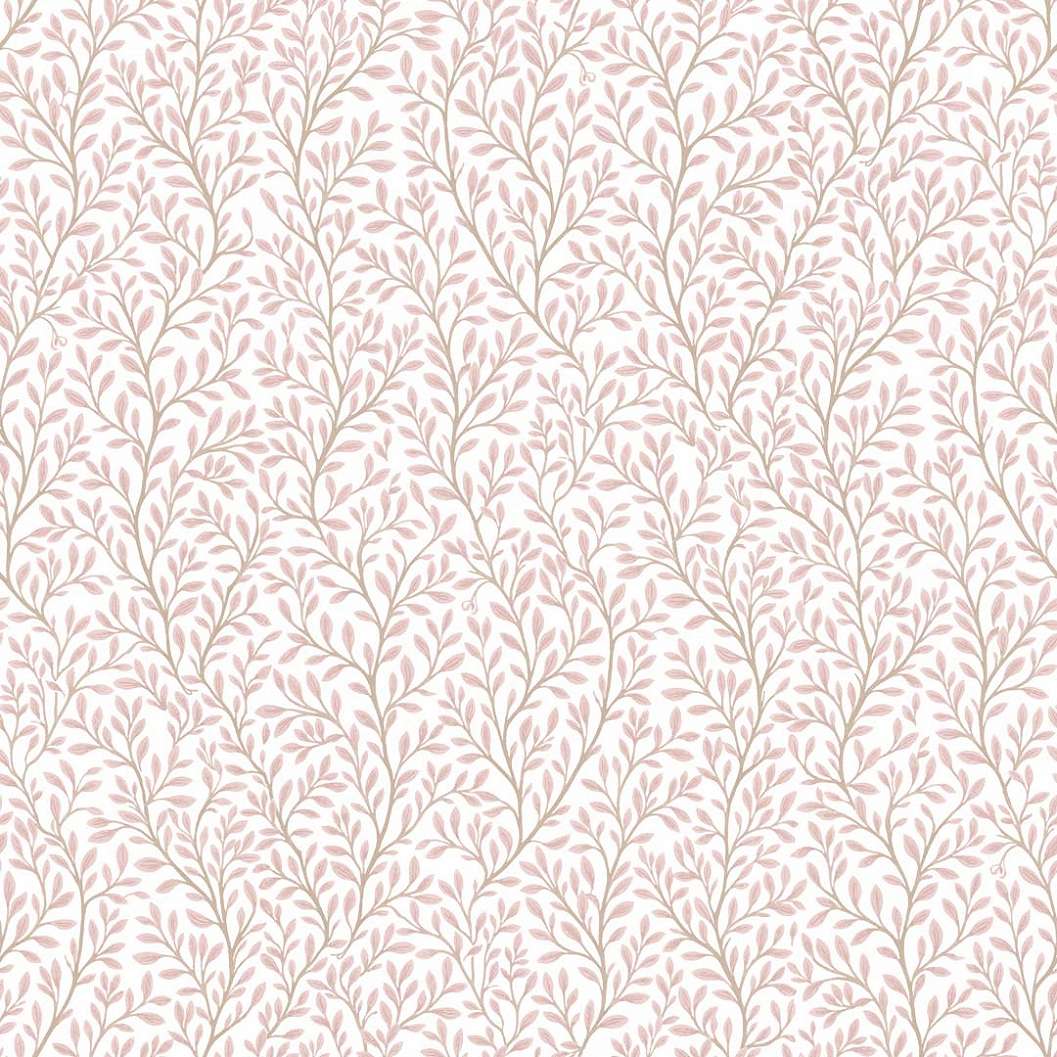 Romantikus rózsaszín inda mintás olasz vinyl tapéta