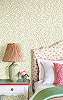 Romantikus zöld inda mintás olasz vinyl tapéta