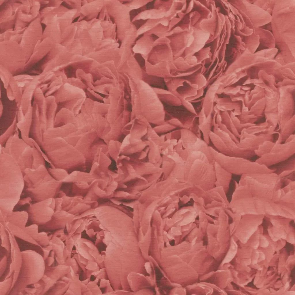 Rózsa mintás vlies tapéta rózsaszín rózsa mintával