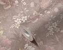 Rózsa virágmintás vintage tapéta szürkésrózsaszín színvilágban