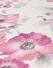Rózsaszín akvarell hatású virágmintás vlies design tapéta