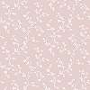 Rózsaszín alapon fehér inda levél mintás design tapéta