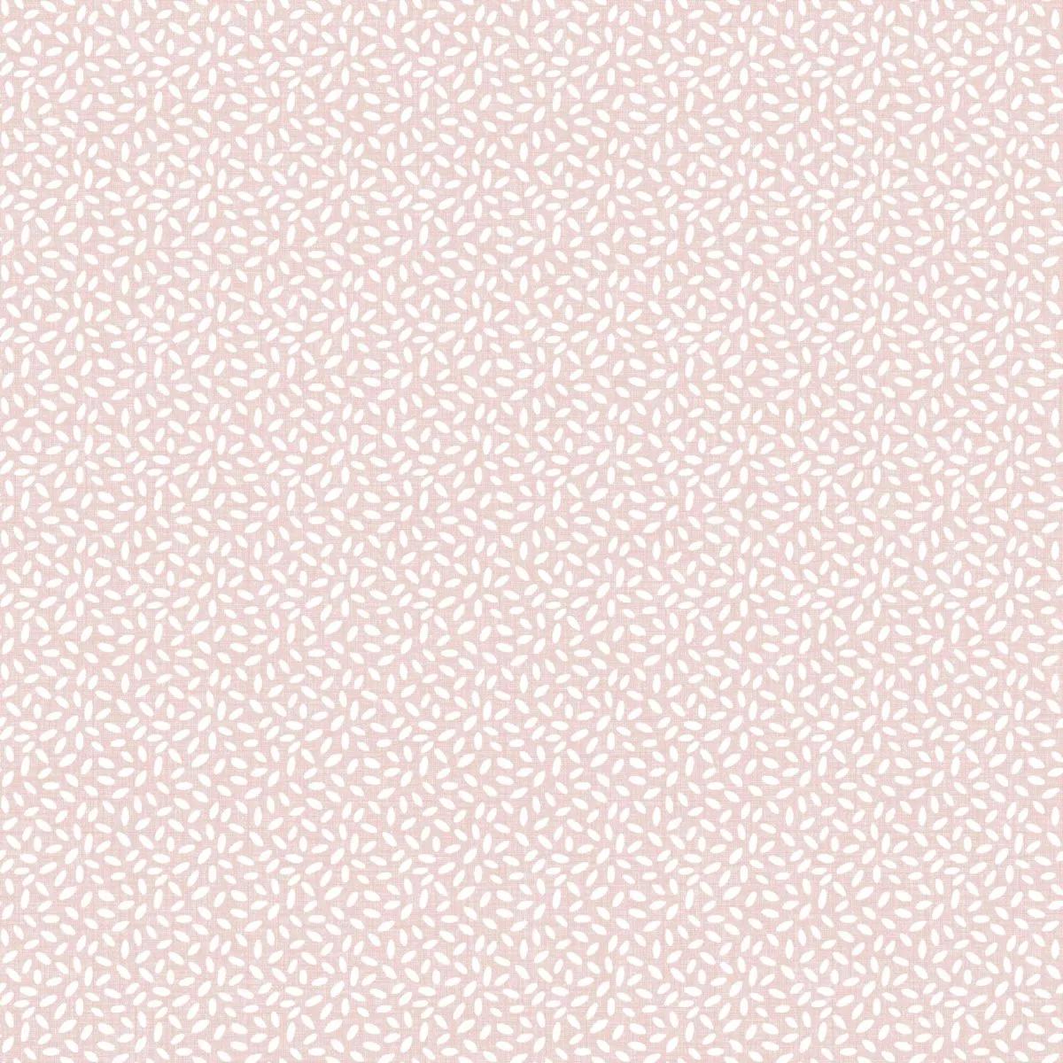 Rózsaszín apró levélmintás vlies gyerekszobai tapéta