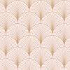 Rózsaszín art deco legyező mintás design tapéta
