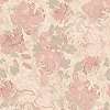 Rózsaszín bézs romantikus akvarell hatású virágmintás tapéta