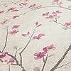 Rózsaszín cseresznyevirág mintás vlies design tapéta