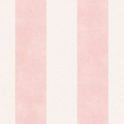 Rózsaszín csíkos mintás mosható felületű vlies tapéta