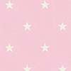 Rózsaszín csillag mintás tapéta gyerekszobába