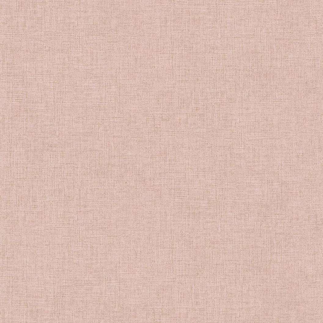 Rózsaszín egyszínű textil szőtt hatású vlies vinyl tapéta