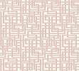 Rózsaszín geometrikus mintás modern tapéta labirintus mintával