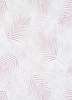 Rózsaszín pálmalevél mintás vlies design tapéta