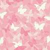 Rózsaszín pillangó mintás gyerek tapéta