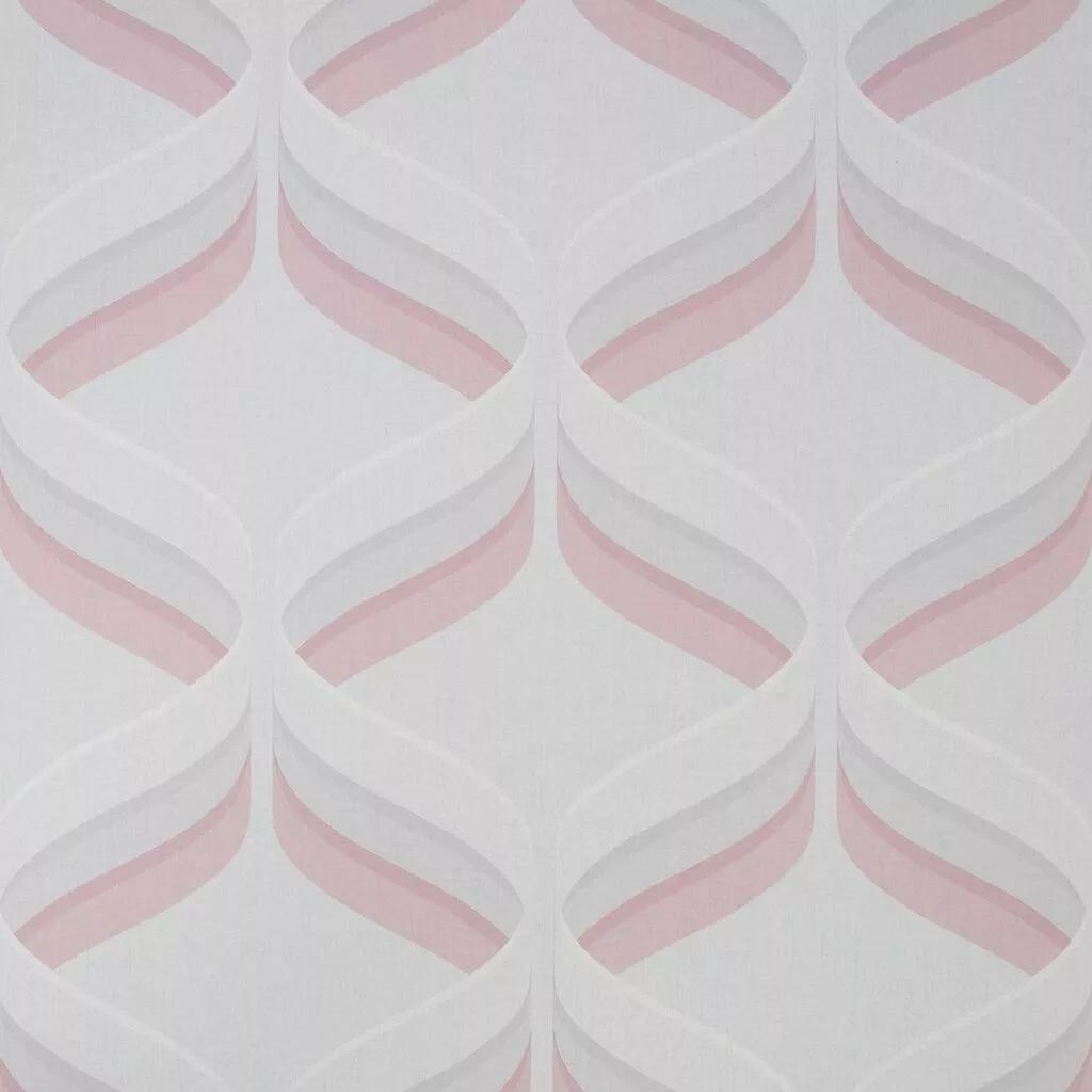 Rózsaszín szürke retro hullám geometrikus mintás tapéta