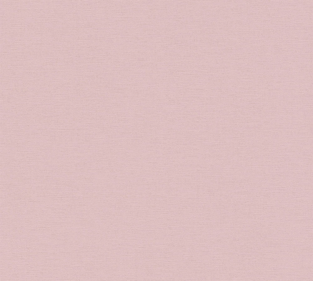 Rózsaszín vinyl tapéta egyszínű textilhatású mintával mosható