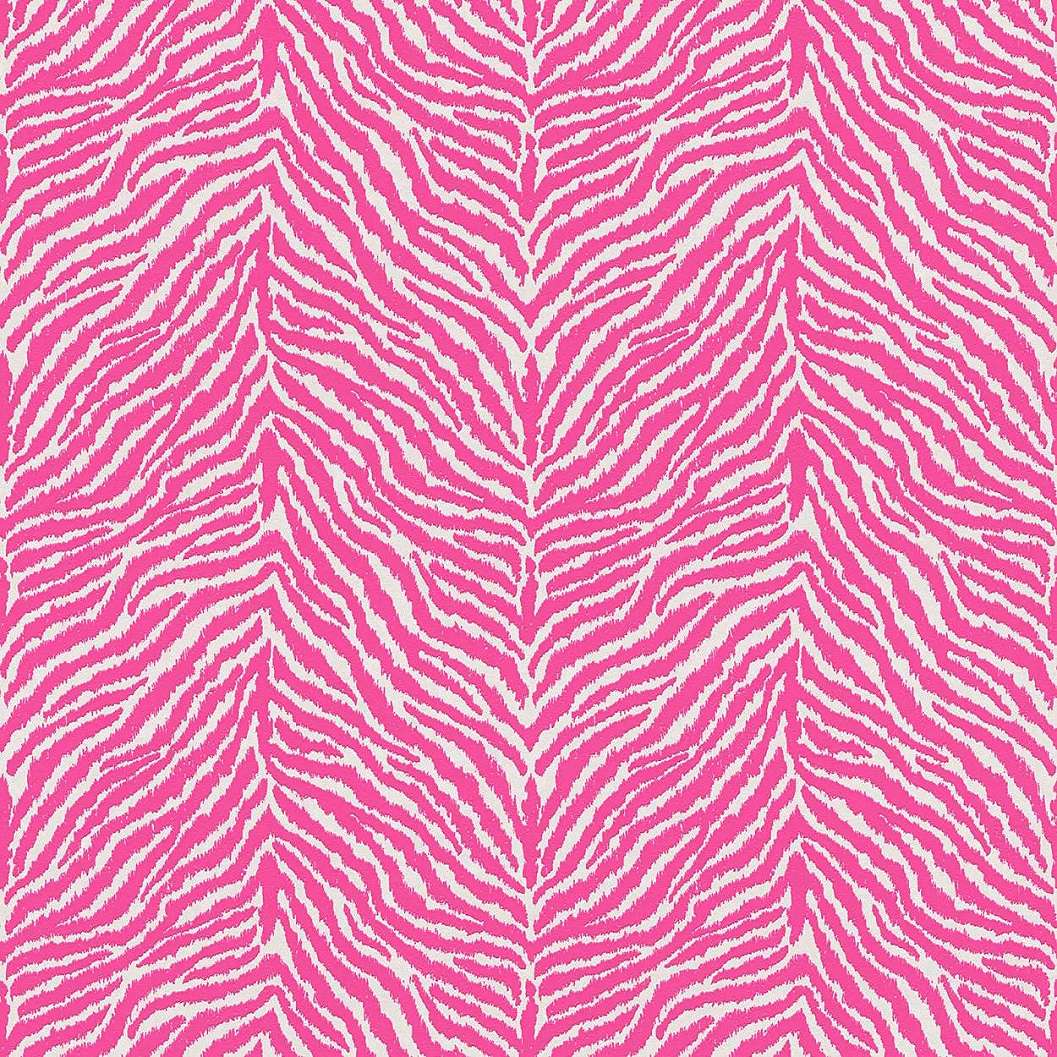 Rózsaszín zebra csíkos dekor tapéta