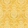 Sárga barokk mintás vlies design tapéta