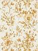 Sárga és krém virág mintás vinyl dekor tapéta