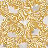 Sárga skandi stílusú virágmintás design tapéta