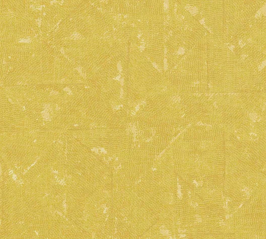 Sárga tapéta struktúrált felülettel modern stílusban