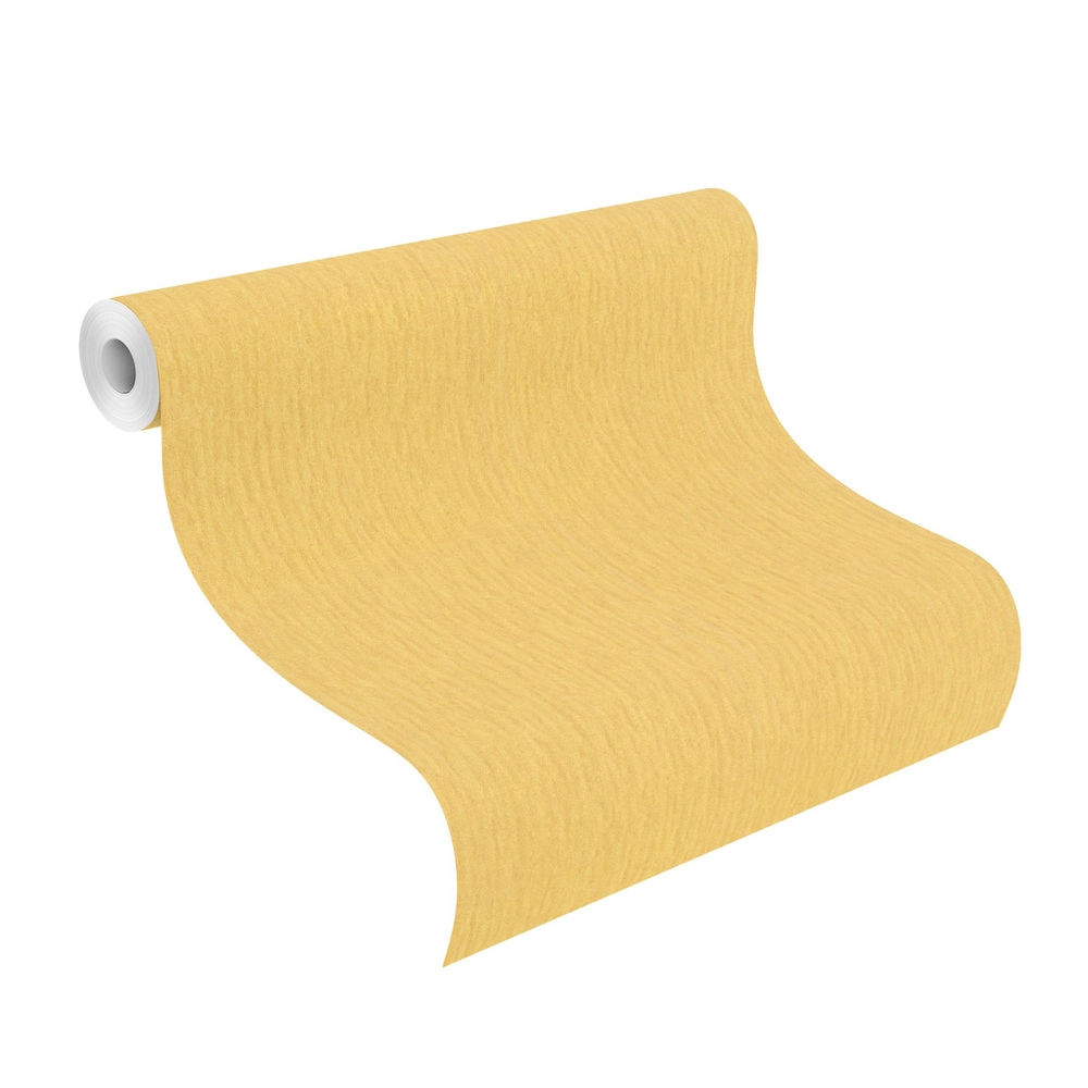 Sárga textil mintás vinyl dekor tapéta
