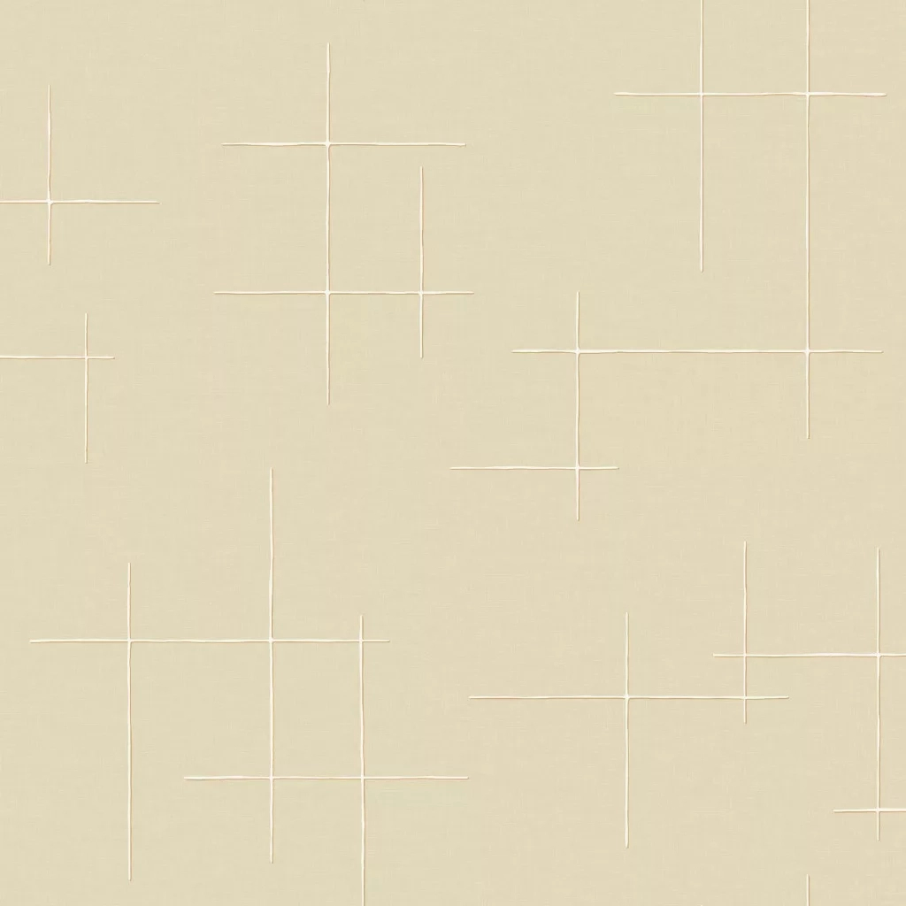 Skandináv dekor tapéta krém és beige geometriai mintával