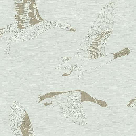 Skandináv stílusú tapéta madár mintával
