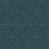 Sötét kékalapon ezüst minimalista geometria mintás design tapéta